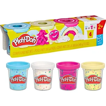 Výtvárné potřeby HASBRO - Play-Doh 4ks kelímků s konfetami
