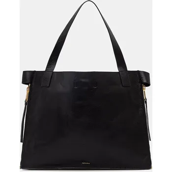 Kabelka Kožená kabelka AllSaints MARLO W089XE černá 99X, vel. ONE SIZE