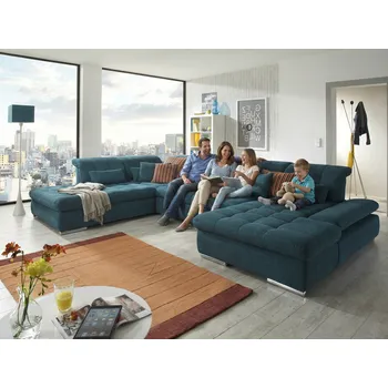 Sedací souprava Rohová sedací souprava do tvaru U SANTA LUCIA Levý roh