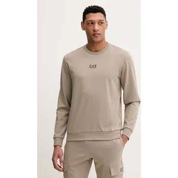 Dámská mikina Bavlněná mikina EA7 Emporio Armani PJVRZ.8NPM30 hnědá 84X, vel. XL