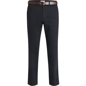 Pánské kalhoty Pánské velké chino kalhoty s páskem Jack & Jones 12289801 černé (48R)