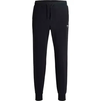 Pánské velké tepláky se stahovacími manžetami Jack & Jones 12294926 černé (54R)