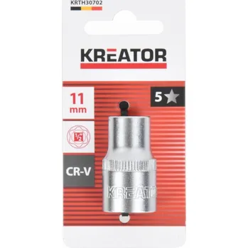 Nástrčná hlavice (ořech) 11mm 1/2" KREATOR KRTH30702