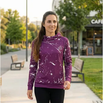 Dámská mikina Dámská funkční mikina premium ALTISPORT VOJ/ALW034MI01 FUCHSIOVÁ XXXL