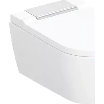 Bidet Geberit AquaClean - Elektronický bidet Sela s keramikou, závěsný, TurboFlush, SoftClosing, KeraTect, bílá/lesklý chrom 146.220.21.1