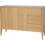 KD438 dřevěná komoda z buku Drewmax (Kvalitní nábytek z bukového masivu)