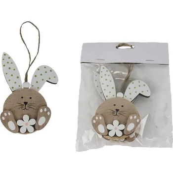 Velikonoční dekorace Velikonoční zajíček k zavěšení, 2 ks D7649-01