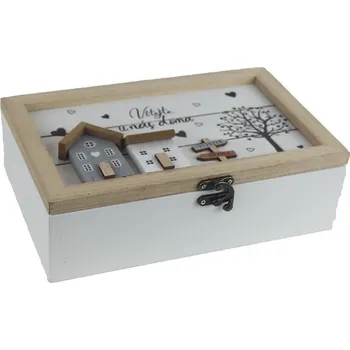 Úložný box Dřevěný box D6804