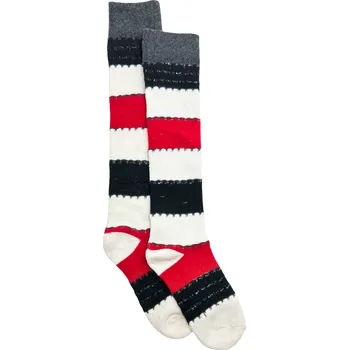 Dětské bavlněné podkolenky bílé D812 Velikost: 27-30