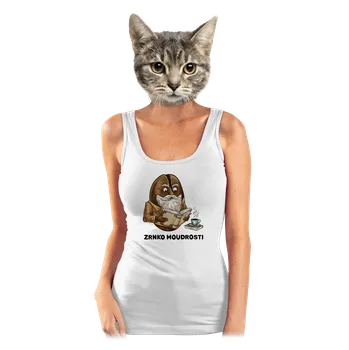 Bastard Zrnko moudrosti dámské tílko klasické White