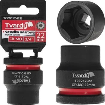 Gola hlavice Rázová nástrčná hlavice 3/4", 22 mm, CrMo - TVARDY