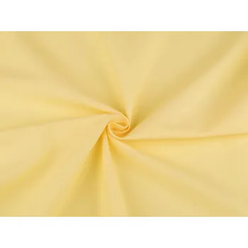 Bavlněná látka / plátno jednobarevná, střední, 29 (8) žlutá nejsv.