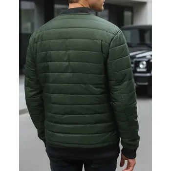 Pánský bomber Zelený prošívaný pánský bomber tx2211A Velikost: M