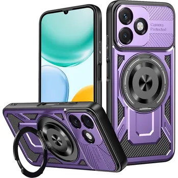 Pouzdro na mobilní telefon Techsuit - RuggedCam - Honor X5c Plus - fialová