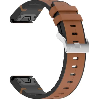 Příslušenství k fitness náramku Techsuit - Řemínek QuickFit 20mm (W071) - Instinct 2S/2S Solar/Approach S70 42mm/fenix 7S Pro Sapphire Solar - hnědý