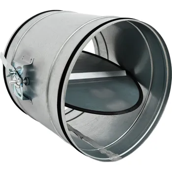 Vzduchotechnické potrubí Uzavírací kruhová klapka těsná - ruční Ø180