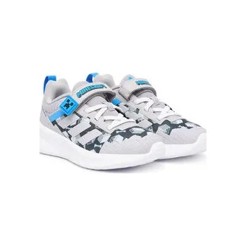 Pánské tenisky adidas Sneakersy Minecraft Fortarun 4.0 JR1945 Šedá 35