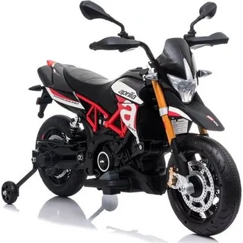 Dětské elektrovozidlo Vozítko na Akumulátor Aprilia A007 Černo Červené