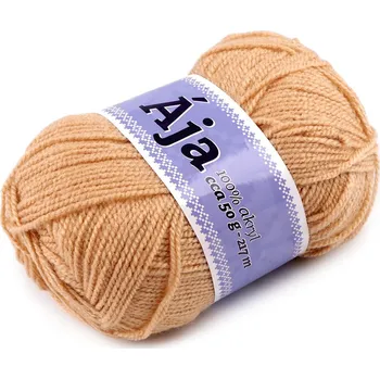 Příze Pletací příze Ája 50 g, střední, 5 (979) béžová