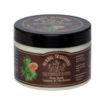 Barva na vlasy HERBAL TRADITIONS: Maska na vlasy „Objem a pevnost“ s cedrem 300ml K1253