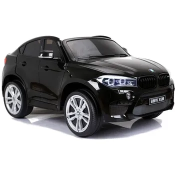 Dětské elektrovozidlo LEAN CARS Elektrické autíčko BMW X6M Dětské Lakované Černé