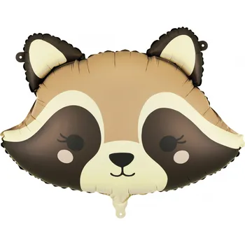 Fóliový balónek mýval hnědý 59x39 cm