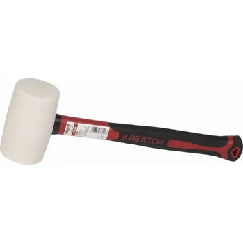 Palice Gumová palice bílá 450g - Laminátová násada KREATOR KRT904104