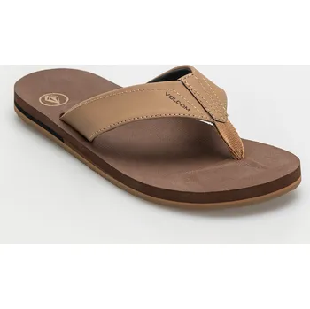 Pánské žabky Volcom Victor (brown khaki) 42-43, hnědá