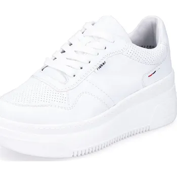 Dámská zimní obuv DÁMSKÉ TENISKY RIEKER M7811-80 BÍLÁ Barva: BÍLÁ, Velikost: 37