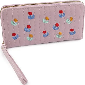 Peněženka Dámská peněženka vyšívaná 10x19 cm