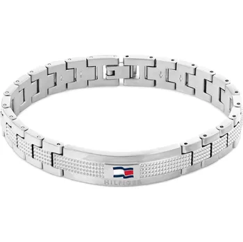 Náramek Nadčasový ocelový náramek pro muže Homme 2790419 Tommy Hilfiger