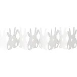 Velikonoční skládací stolní dekorace Bunnies Ib Laursen bílá