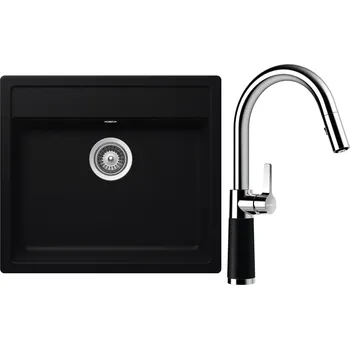 Kuchyňský dřez Set Schock S9-7 (dřez Mono N-100 Puro + baterie SC-520.120 Puro)