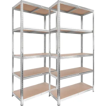 Dílenský regál Kovové regály STOREX 2x 750 kg 180x90x40 750 kg pozinkovaný