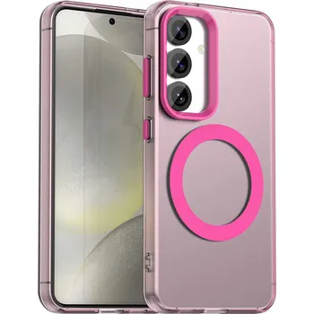 Pouzdro na mobilní telefon Techsuit - CandyCase MagSafe - Samsung Galaxy S25 Plus - růžový