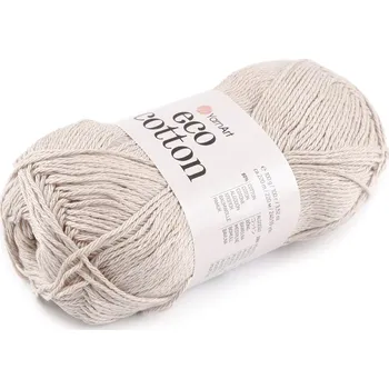Příze Pletací příze Eco-Cotton 100 g, střední, 10 (768) béžová