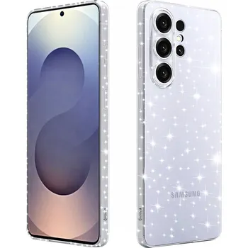 Náhradní kryt pro mobilní telefon Techsuit - Kryt řada SparkleSkin - Samsung Galaxy S26 Ultra - čirý