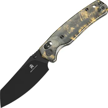 kapesní nůž Bestechman Cicada's wing 10Cr15MoV Black PVD Resin BMK06S
