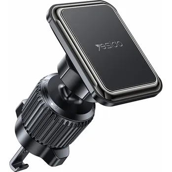 Yesido - Držák do auta (C245) - magnetický, do ventilace, vylepšený klip, volný úhel otáčení - černý