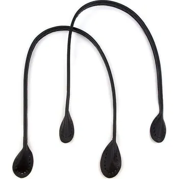 Koženková ucha na tašky délka 60 cm Varianta: 6 černá, Balení: 10 ks