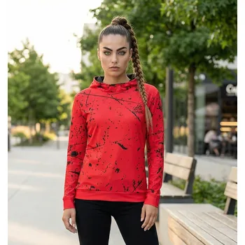 Dámská mikina Dámská funkční mikina premium ALTISPORT VOJ/ALW034MI01 ČERVENÁ XXXL