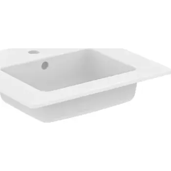 Ideal Standard Eurovit - Umyvadlo 51x45 cm, s přepadem, s otvorem na baterii, bílá E109901