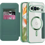 Techsuit - Pouzdro SmartMag Book - Google Pixel 10 Pro XL - zelené