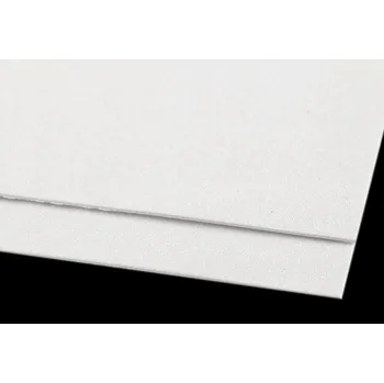 Pěnová guma Moosgummi s glitry 20x30 cm, malé, 7 bílá