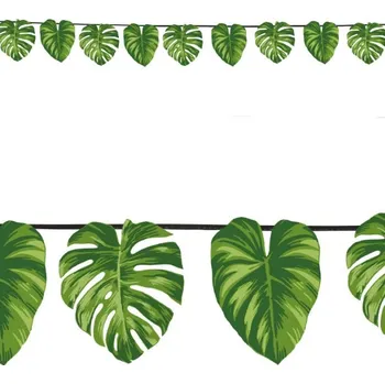 Vlajka Papírová girlanda - palmové listy 300 cm