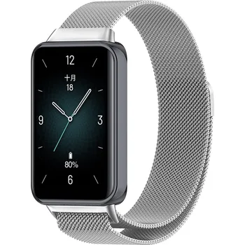 Náramek Techsuit - Náramek na hodinky (W009) - Honor Band 9 - stříbrný