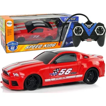 RC model auta Sportovní auto R/C 1:24 Závodní Červené Zatmavená okna