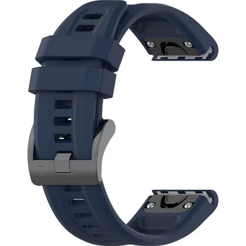 Příslušenství k chytrým hodinkám Techsuit - Řemínek QuickFit 22 mm (W060) - Garmin Fenix 5/5 Plus 6/6 Pro/7/Forerunner 945/955/970/Approach S60 - námořnická modř