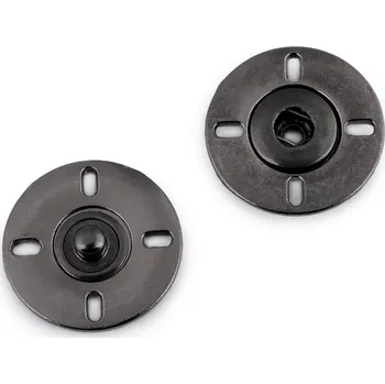 Designové patentky / druky Ø25 mm, střední, 2 nikl antik