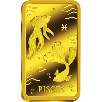 Sběratelství Znamení Ryby 2025 pamětní cihlička 999,9/1000